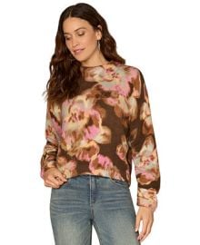 Democracy Women39s Printed Long-Sleeve Sweater - Macy39s at Macys
