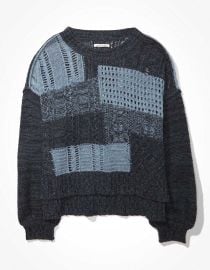 WornOnTV: Lexy's blue patchwork knit sweater on Chucky | Alyvia Alyn Lind |  Clothes and Wardrobe from TV