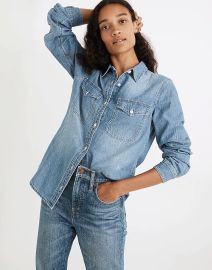 Denim Button-Up Shirt in Bluffton Wash at Madewell