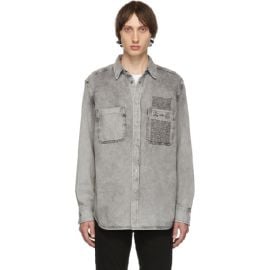 Denim D-Milov Shirt by Diesel at Ssense