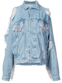 Denim Jacket by Death by Dolls at Farfetch