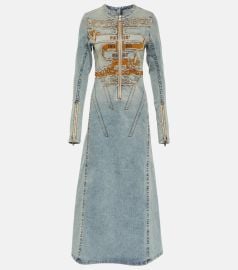 Denim Maxi Dress at Mytheresa