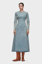 Denim Midi Dress at Maison Margiela