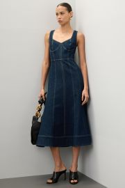 Denim Midi Dress by Jason Wu Collective Rent the Runway at Rent the Runway