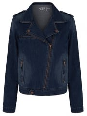 Denim Moto Vest at Gap