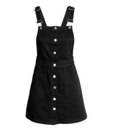 Denim Overall Dress at H&M