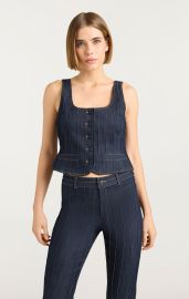 Denim Rowena Top curated on LTK at Cinq a Sept