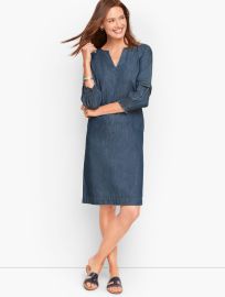 Denim Shift Dress Talbots at Talbots