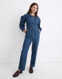 Denim Straight-Leg Jumpsuit at Madewell