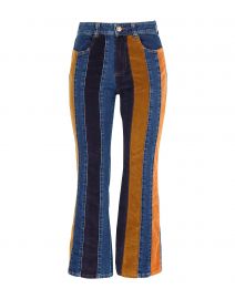 Denim Stripe Pants by See by Chloe at Yoox