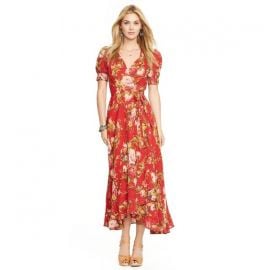 Denim Supply Ralph Lauren Floral-Print Wrap Dress at Macys