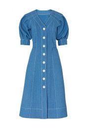 Denim Tie Back Dress by Perseverance London at Rent The Runway