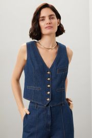 Denim Vest by Rosetta Getty Collective Rent the Runway at Rent the Runway