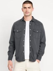 Denim Western Pocket Shirt at Old Navy