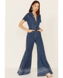 Denim Wide Leg Jumpsuit at Show Me Your Mumu