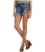 Denim cutoff shorts by Free People at Zappos