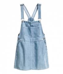 Denim overall dress at H&M