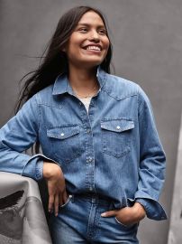 Denim western shirt at Gap