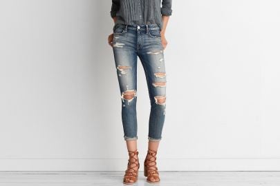 Denim x Jegging Crop at American Eagle