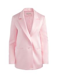 Denny Notch Collar Boyfriend Blazer In Petal Alice Olivia at Alice + Olivia