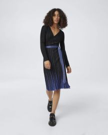 Denver Knit Wrap Dress at DVF