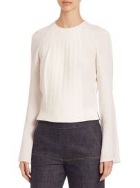 Derek Lam - Pleated Silk Blouse at Saks Fifth Avenue