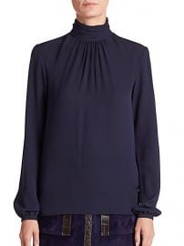 Derek Lam - Silk Turtleneck Blouse at Saks Fifth Avenue