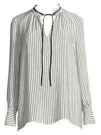 Derek Lam - Striped Silk Blouse at Saks Fifth Avenue