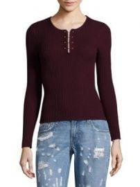 Derek Lam 10 Crosby - Barbell Rib-Knit Merino Wool Pullover at Saks Fifth Avenue