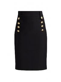 Derek Lam 10 Crosby - Lenox Button Pencil Skirt at Saks Fifth Avenue