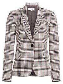 Derek Lam 10 Crosby - One-Button Plaid Blazer at Saks Fifth Avenue