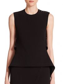 Derek Lam 10 Crosby - Open-Back Peplum Top at Saks Fifth Avenue