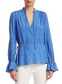 Derek Lam 10 Crosby - Silk Peplum Blouse at Saks Fifth Avenue