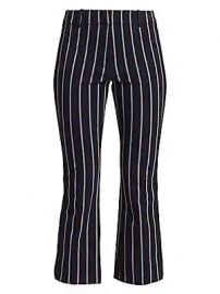 Derek Lam 10 Crosby - Striped Crop Flare Pants at Saks Fifth Avenue