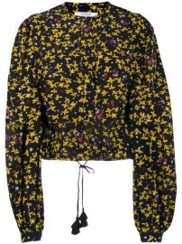 Derek Lam 10 Crosby Aster Cropped Jasmine Floral Blouse - Farfetch at Farfetch