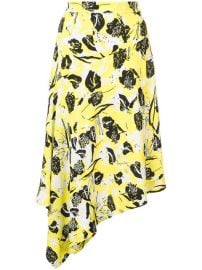 Derek Lam 10 Crosby Asymmetrical Midi Skirt at Farfetch