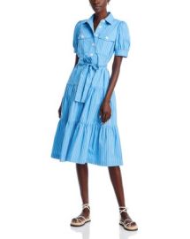 Derek Lam 10 Crosby Buffy Cotton Belted Utility Dress Bloomingdales at Bloomingdales