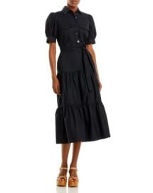 Derek Lam 10 Crosby Buffy Tiered Midi Dress Bloomingdales at Bloomingdales