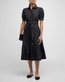 Derek Lam 10 Crosby Buffy Utility Midi Dress at Neiman Marcus