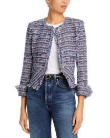 Derek Lam 10 Crosby Elizabeth Tweed Peplum Jacket Bloomingdales at Bloomingdales