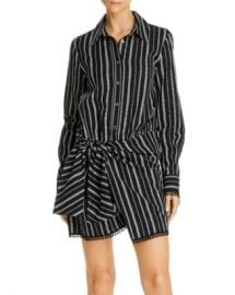 Derek Lam 10 Crosby Eunice Tie-Waist Striped Shirtdress Women - Bloomingdale s at Bloomingdales