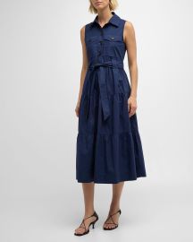 Derek Lam 10 Crosby Florence Sleeveless Shirtdress at Neiman Marcus