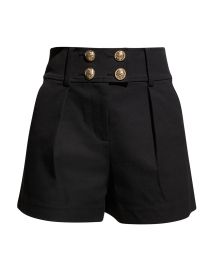 Derek Lam 10 Crosby Gemma Pleated High-Waist Shorts at Neiman Marcus