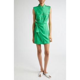 Derek Lam 10 Crosby Giselle Sleeveless Cargo Shirtdress at Nordstrom