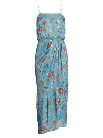 Derek Lam 10 Crosby Lexi Metallic Floral Wrap Dress at Saks Fifth Avenue