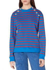 Derek Lam 10 Crosby Lucie Sailor Button Sweatshirt Women - Bloomingdale s at Bloomingdales