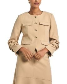 Derek Lam 10 Crosby Novessa Ruched Sleeve Jacket Bloomingdalex27s Women at Bloomingdales