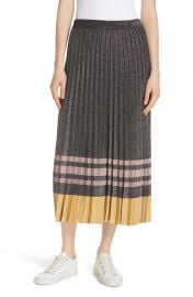 Derek Lam 10 Crosby Pleated Midi Skirt at Nordstrom