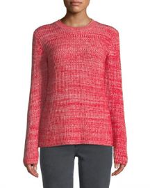 Derek Lam 10 Crosby Ribbed Crewneck Merino Pullover Sweater at Neiman Marcus