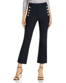 Derek Lam 10 Crosby Robertson High Waisted Crop Flare Pants     Bloomingdales at Bloomingdales